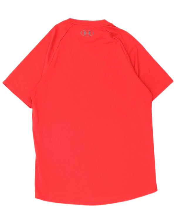 Under Armour T-Shirt Homme Haut Petit Rouge Polyester