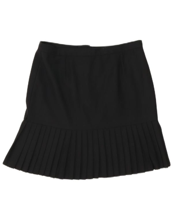 Vintage Womens Trumpet Skirt W32 Large Black