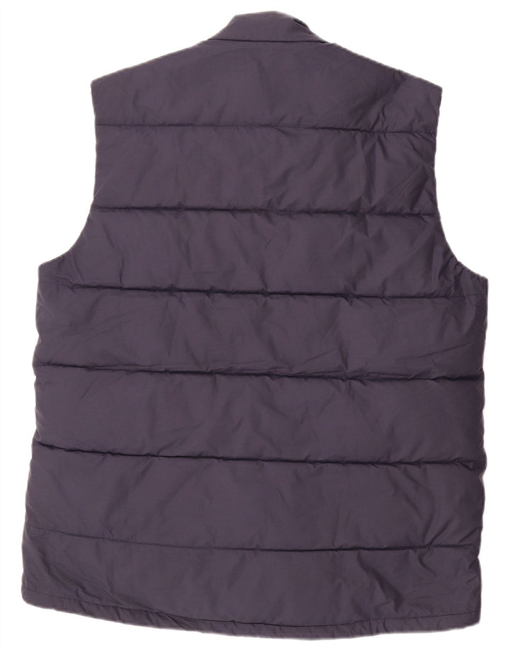 Barbour Mens Padded Gilet UK 38 Medium Navy Blue Polyester