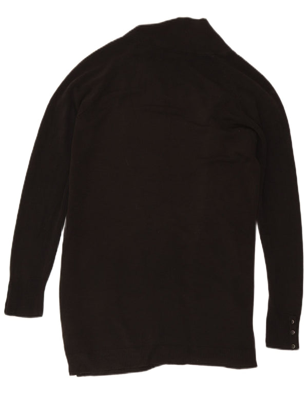 Pulover cardigan deschis pentru femei Marks & Spencer UK 12 Medium Negru Acrilic
