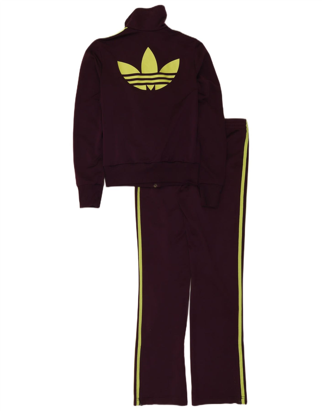 Adidas Womens Graphic Full Tracksuit EU 34 XS Purple Polyester