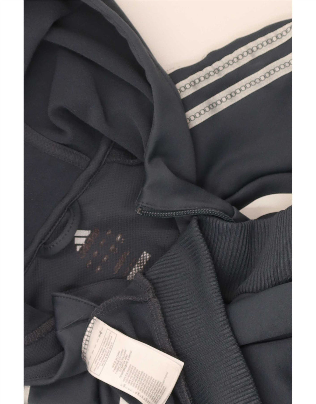 Adidas Herre Climalite Hættetrøje Sweater med lynlås Large Grå Colourblock Polyester