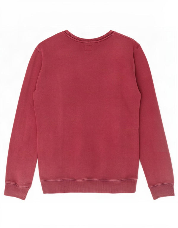 Rifle Sudadera Gráfica Hombre Jumper XL Algodón Burdeos