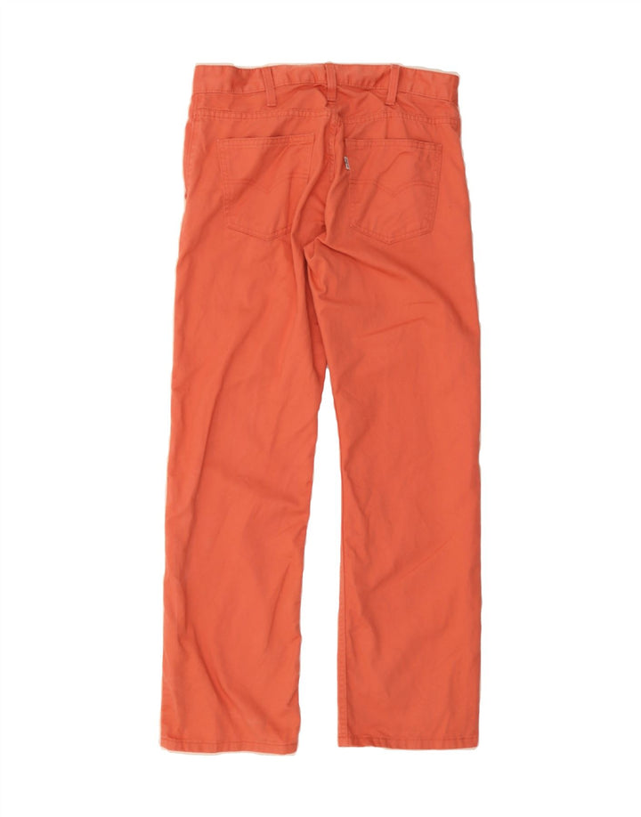 LEVI'S Womens 505 Straight Chino Trousers W29 L29 Orange Cotton Vintage Levi's and Second-Hand Levi's from Messina Hembry 