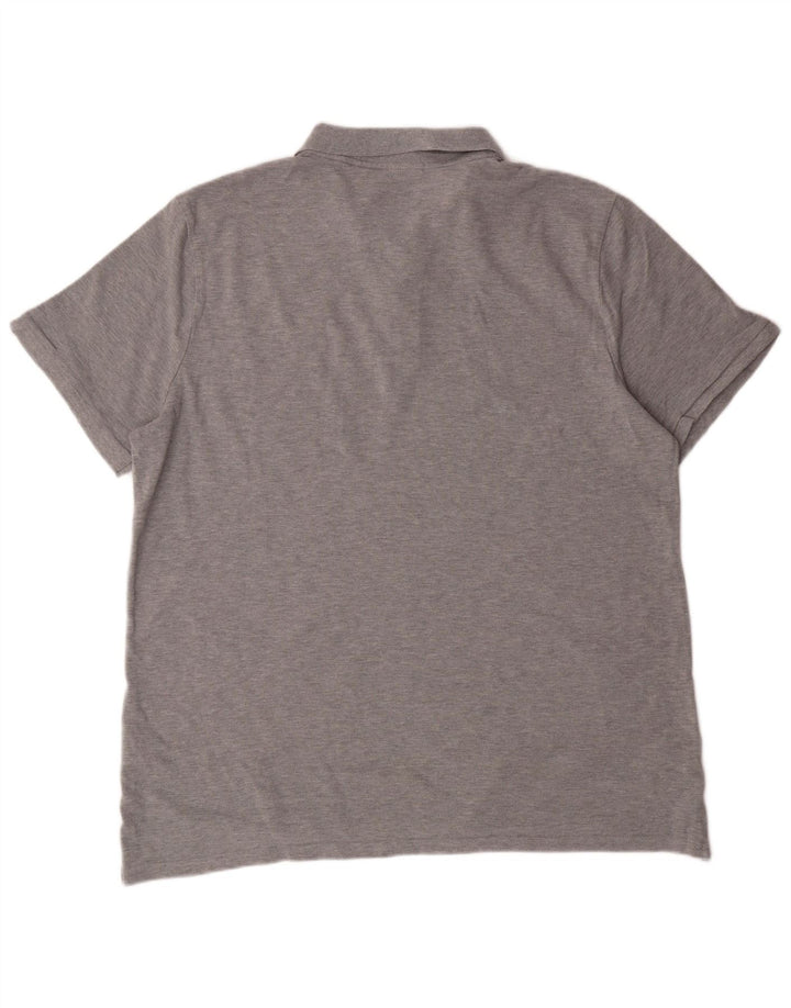 NIKE Poloshirt til mænd 2XL Grå Bomuld