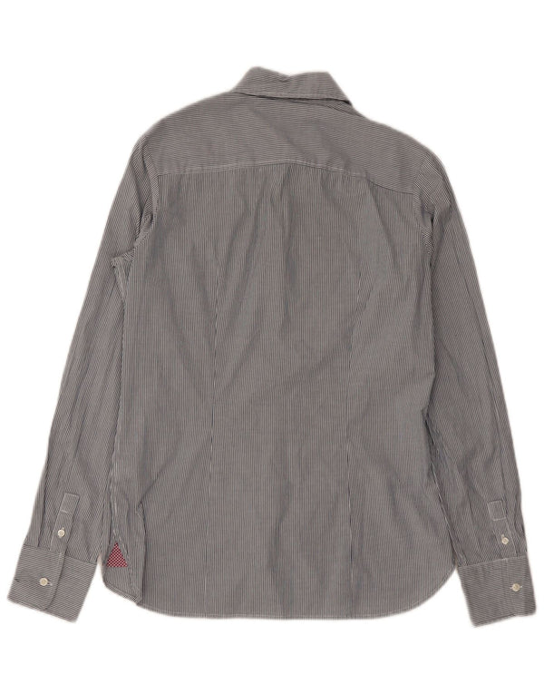 Tommy Hilfiger Camisa para mujer US 6 Algodón gris medio a rayas