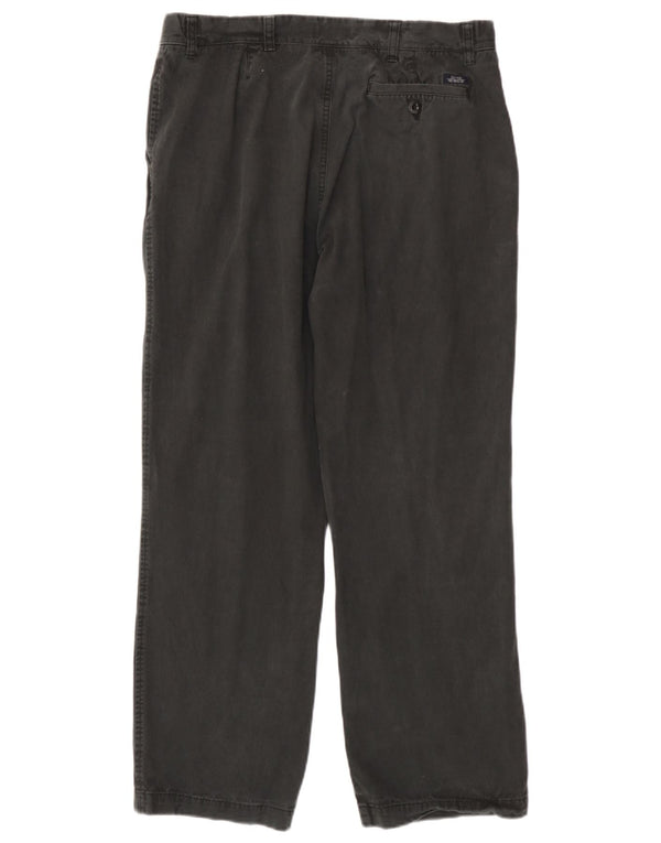 Мужские прямые брюки чинос Marks & Spencer Blue Harbour W38 L30 черные