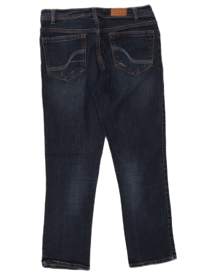 FAT FACE Womens Capri Jeans W28 L22 Navy Blue