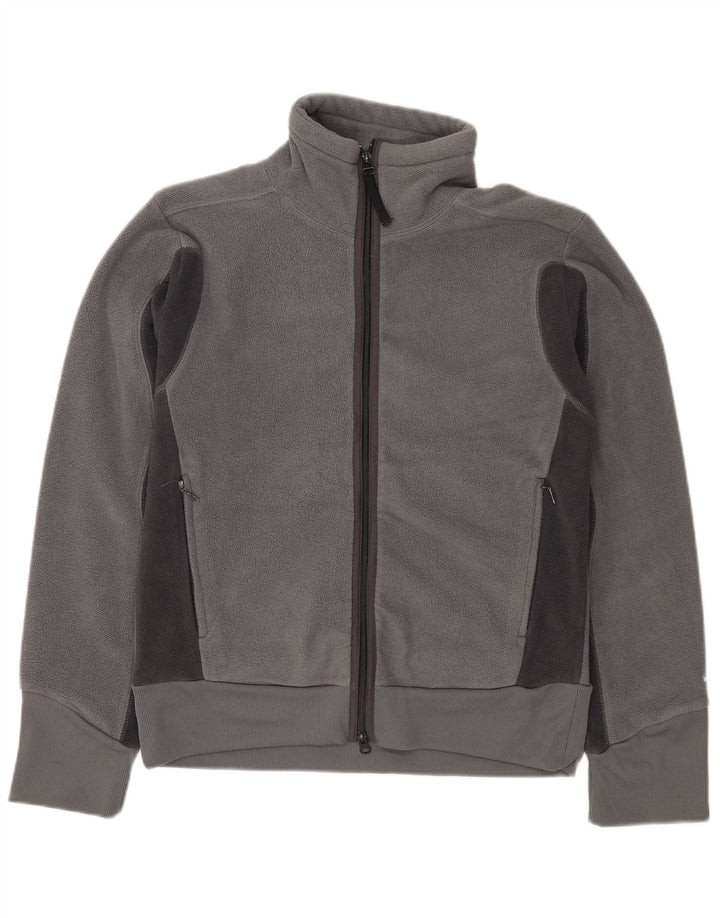 Nike Fleecejakke til mænd UK 36/38 Lille grå polyester