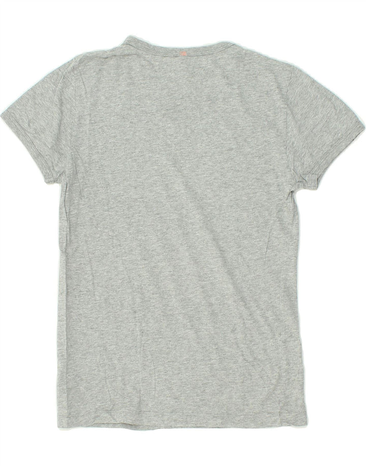SUN68 Girls Graphic T-Shirt Top 9-10 Years Grey Cotton Vintage Sun68 and Second-Hand Sun68 from Messina Hembry 