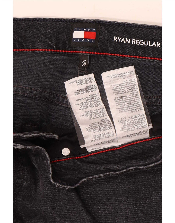 Tommy Hilfiger Mens Ryan Straight Jeans W32 L30 Grey Cotton