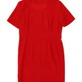 VINTAGE Womens Sheath Dress UK 12 Medium Red Vintage Vintage and Second-Hand Vintage from Messina Hembry 