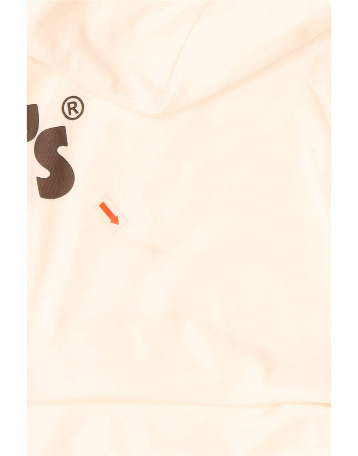 LEVI'S Dame Grafisk T-Shirt Top UK 12 Medium White