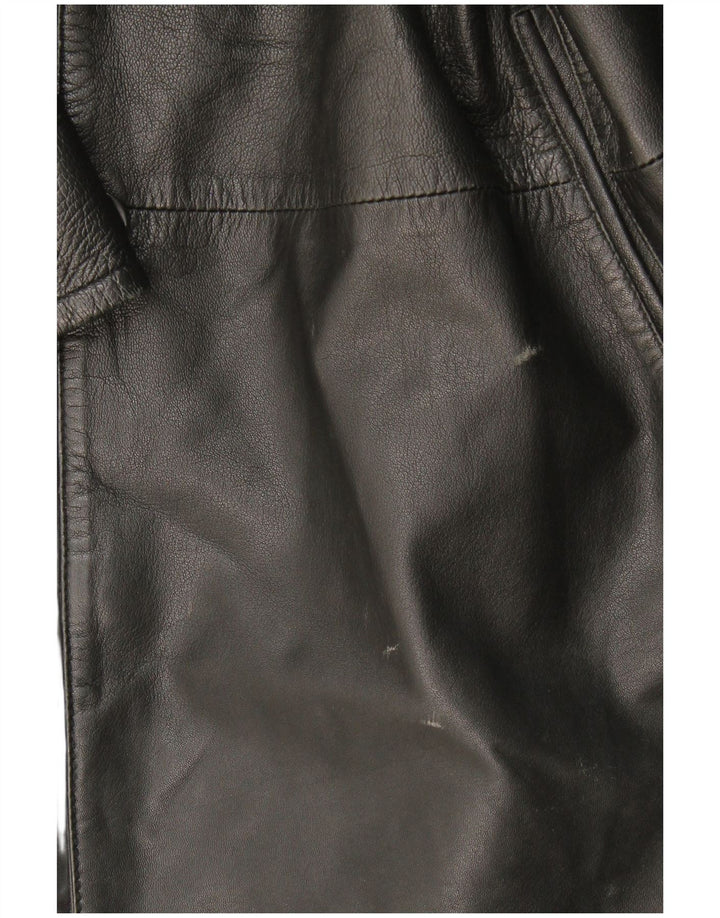 Conbipel Manteau en Cuir Femme IT 48 XL Cuir Noir