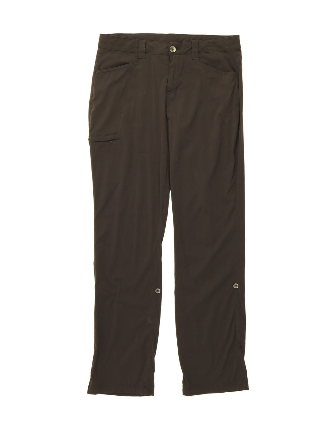 EDDIE BAUER Womens Straight Cargo Trousers US 8 Medium W32 L30 Grey Nylon Vintage Eddie Bauer and Second-Hand Eddie Bauer from Messina Hembry 