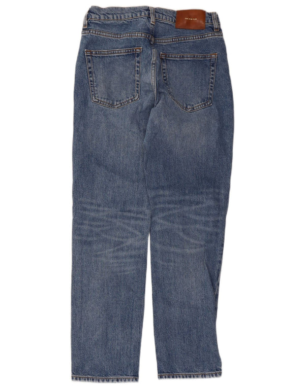 Zara Womens Distressed Straight Jeans EU 36 XS W26 L27 Blue