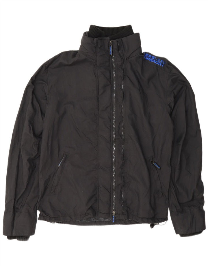 Jachetă de ploaie Superdry pentru femei UK 20 2XL Nylon negru