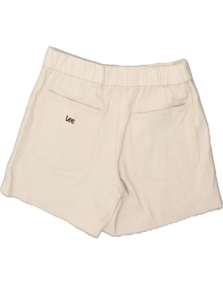 LEE Womens Denim Shorts US 14 XL W36  White Cotton Vintage Lee and Second-Hand Lee from Messina Hembry 