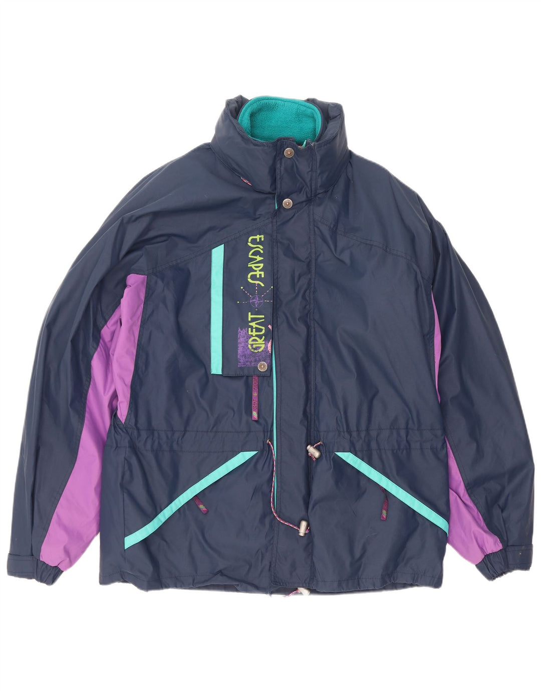 Great Escapes Herren Polartec Graphic Skijacke IT 52 XL Marineblau