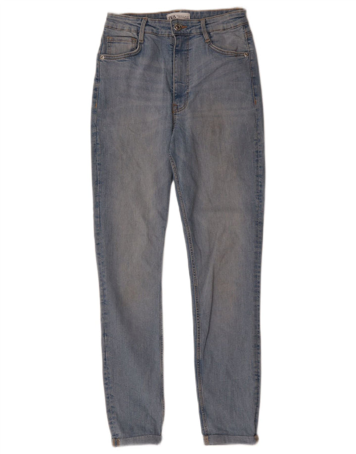 Zara Womens Slim Jeans EU 38 Small W28 L26 Blue Cotton