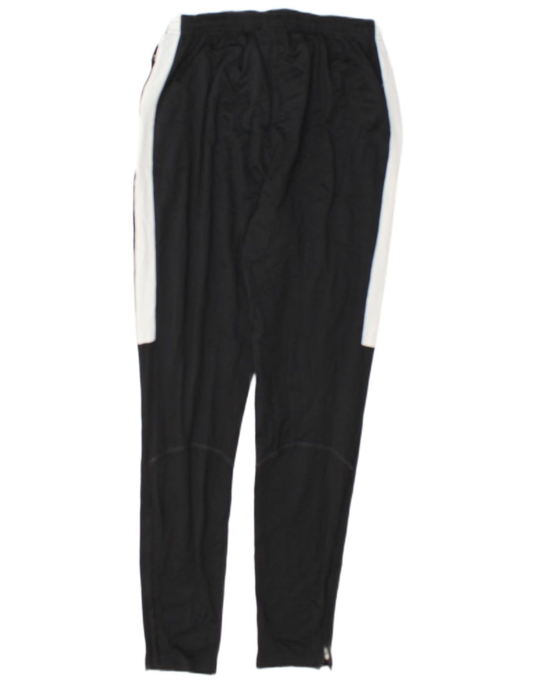 Nike Mens Dri Fit Tracksuit Trousers Small  Black Colourblock Polyester