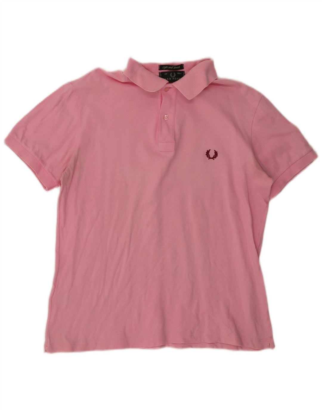Fred Perry Herren-Poloshirt aus mittelrosa Baumwolle