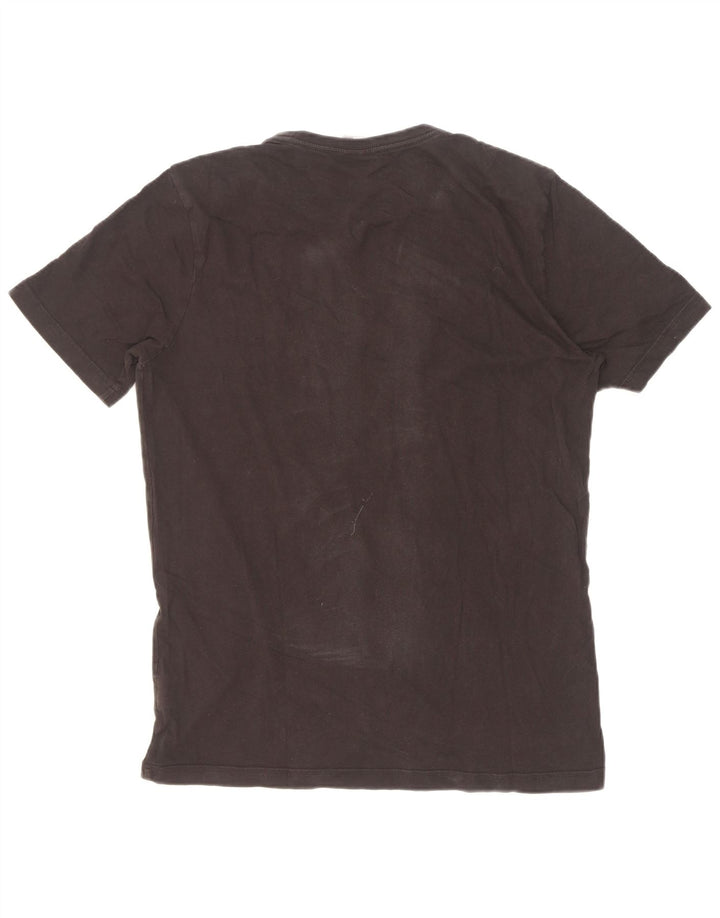 Puma Herre Grafisk T-Shirt Top Medium Sort Bomuld