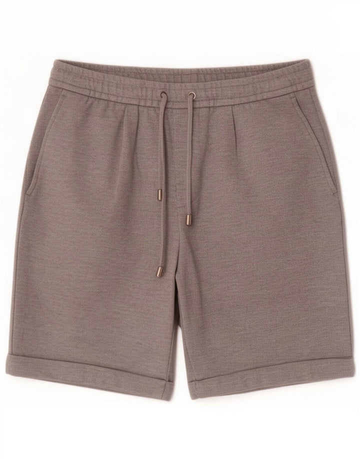Мужские шорты чинос Zara Medium W31, серый полиэстер