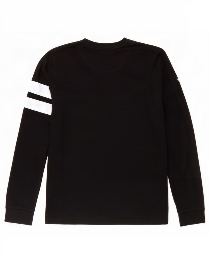 Murphy & Nye Top grafico da uomo a maniche lunghe grande color block blu navy