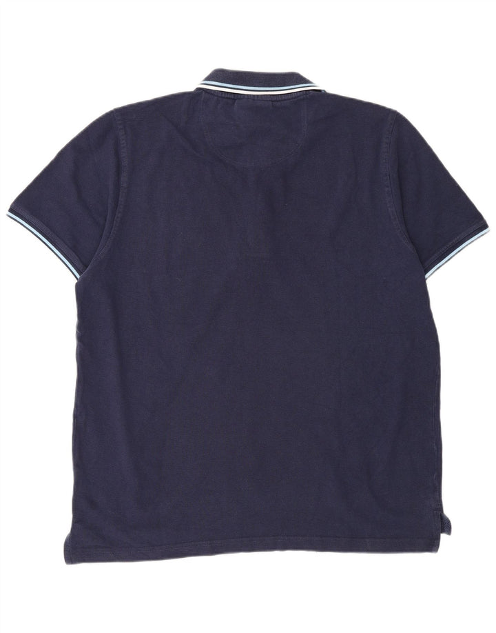 Pierre Cardin Mens Regular Fit Polo Shirt Large Navy Blue
