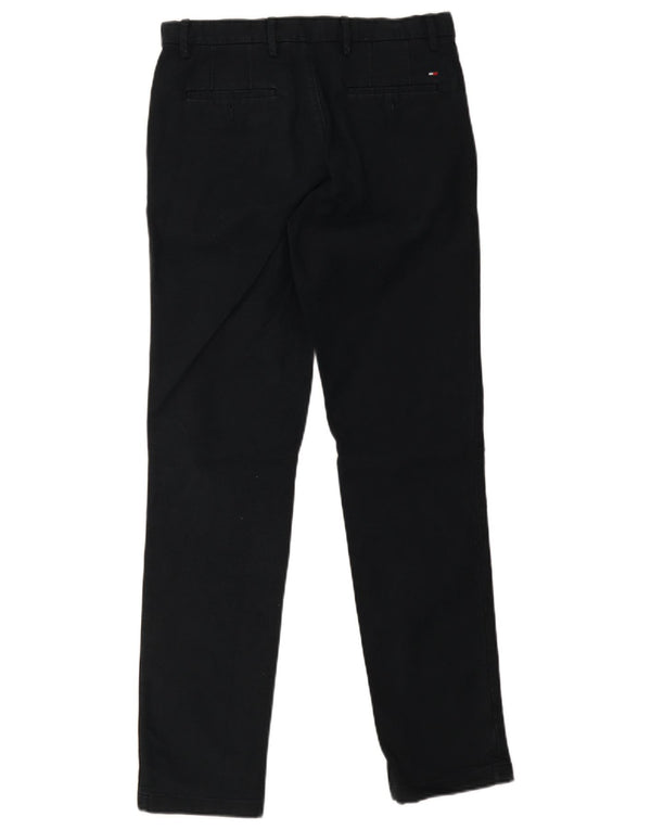 Tommy Hilfiger Pantalón chino recto para hombre W30 L32 Algodón azul marino