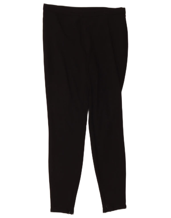 Massimo Dutti Womens Skinny Suit Trousers EU 38 Small W28 L27 Black Viscose