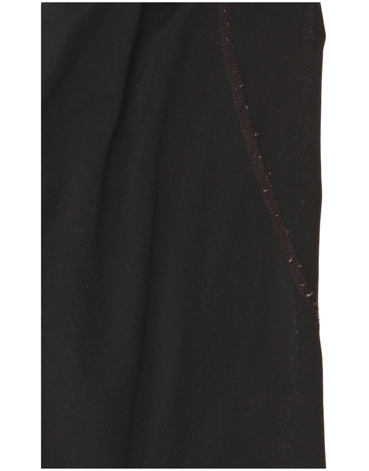 Nike Womens Dri Fit Graphic Leggings UK 14 Medium  Black