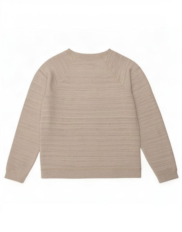 Felpa da donna Fat Face Jumper UK 16 Large Grey Cotton