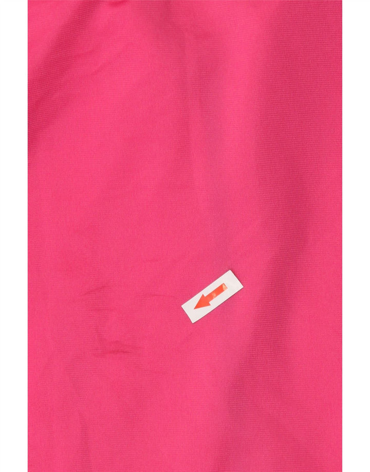 Kappa Womens Tracksuit Top Jacket UK 16 Large Pink Polyester