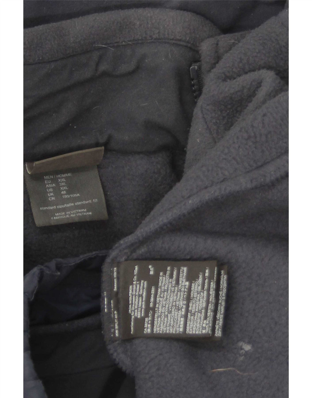 Jack Wolfskin Mens Windbreaker Jacket UK 48 2XL Navy Blue Polyester
