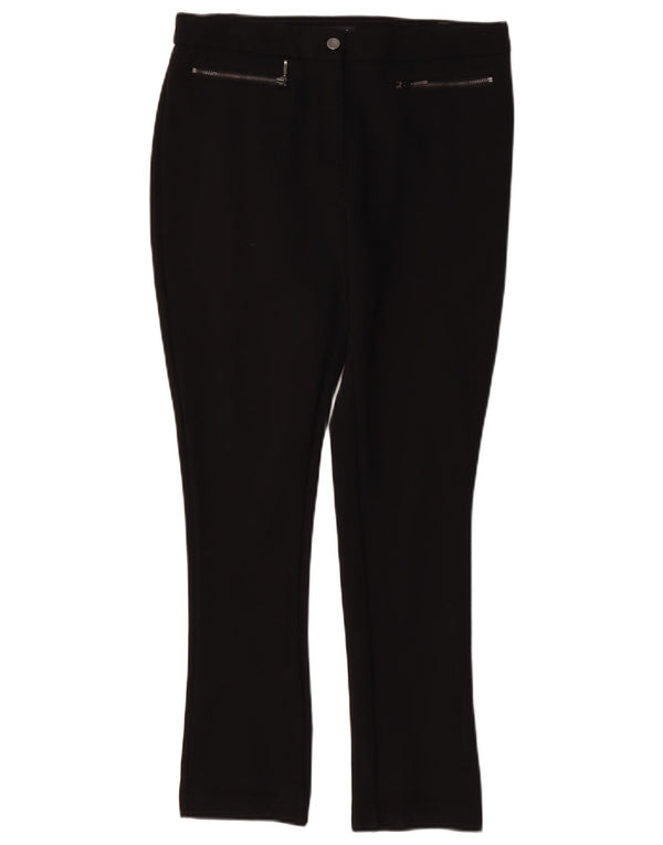 Pantaloni casual skinny da donna Marks & Spencer UK 12 medi W32 L29 neri