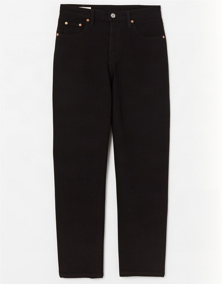 Levi's Dame 501 Straight Jeans W25 L30 Sort Bomuld