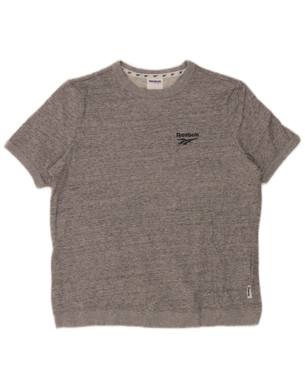 Damska koszulka oversize Reebok Top UK 8/10 Small Grey Flecked