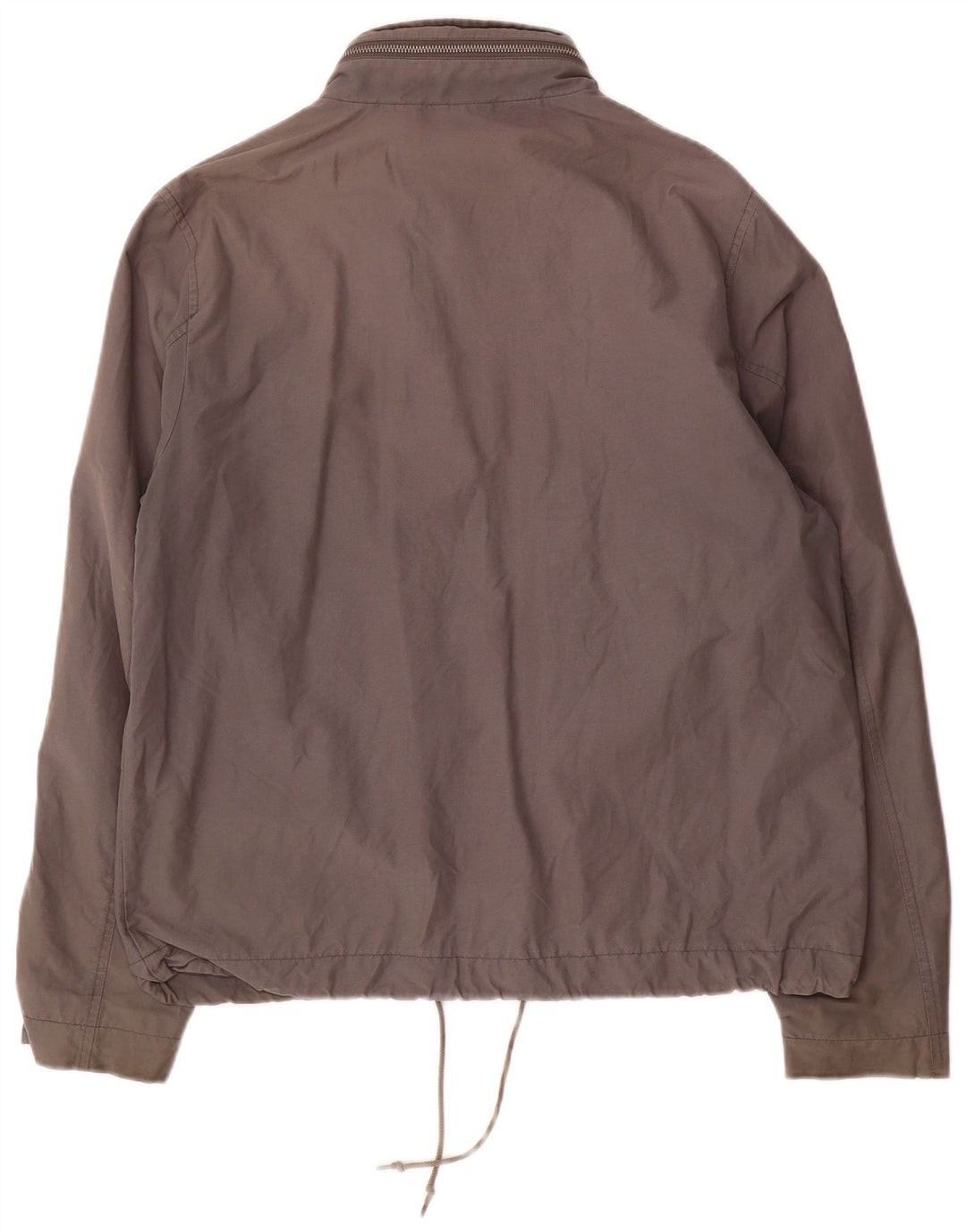 Lacoste Herren-Bomberjacke mit Kapuze IT 52 XL, graue Baumwolle