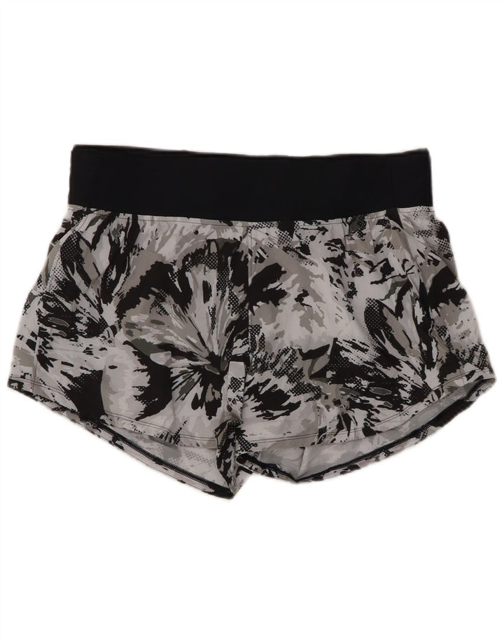 Damskie spodenki sportowe UNDER ARMOUR z abstrakcyjnym wzorem UK 14, duże, szare