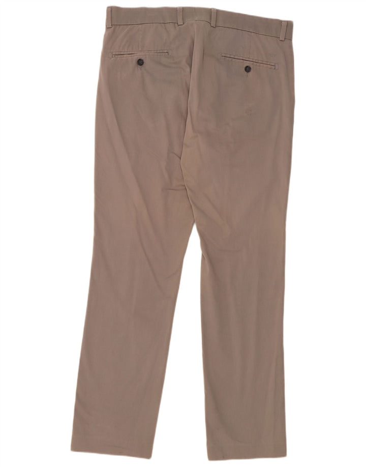 Dockers Mens Regular Fit Chino Trousers W36 L32 Grey Cotton