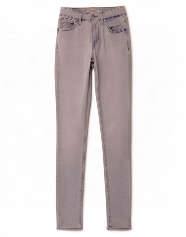Женские джинсы скинни Levi's 721 с высокой посадкой W25 L30, синие, хлопок