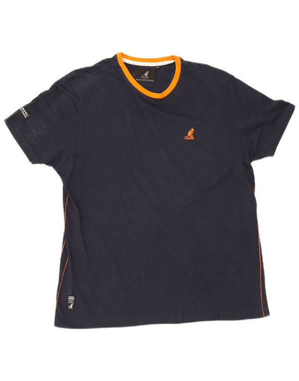 Camiseta masculina Kangol Top XL algodão azul marinho