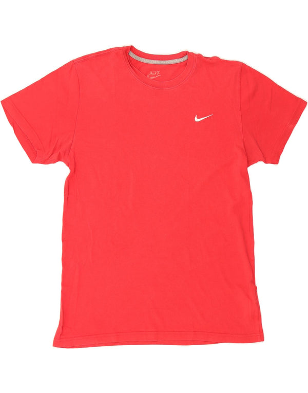 NIKE Mens T-Shirt Top Large Red Cotton