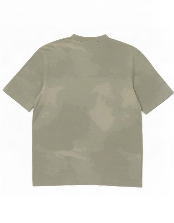 Cos Mens Relaxed T-Shirt Top Small Green Tie Dye Cotton