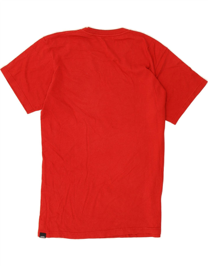 VANS Mens Graphic T-Shirt Top Medium Red Vintage Vans and Second-Hand Vans from Messina Hembry 