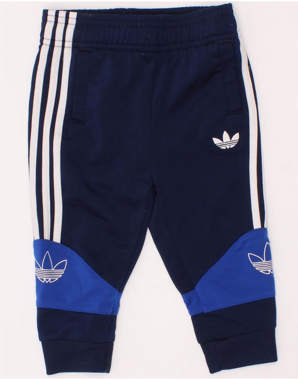 Spodnie dresowe Adidas Baby Boys Graphic 9-12 miesięcy Granatowe