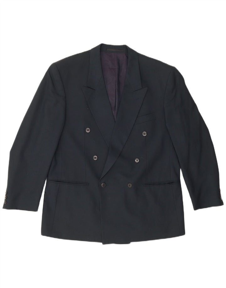 DIGEL Herre dobbeltradet blazerjakke UK 40 Large Navy Blue New Wool
