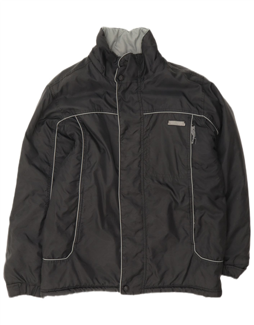 Champion Herre Windbreaker Jacket UK 36 Small Navy Blue